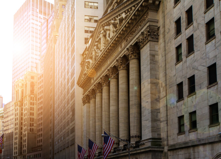 Wall Street at Sunrise